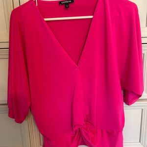 Express Women's Fuchsia Blouse